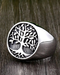 Vannamoda  life tree men's ring stainless steel fashion jewellery- Best Seller