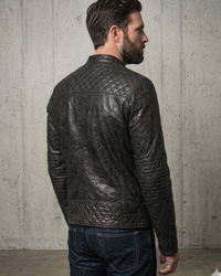Washed Vintage leather jacket 
