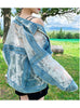 Patchwork Lace Women's Coat Lapel Collar Long Sleeve Denim Jacket Women Fashion Clothes