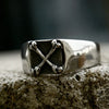 Bone Viking Vintage Punk  Stainless Steel Unisex Ring