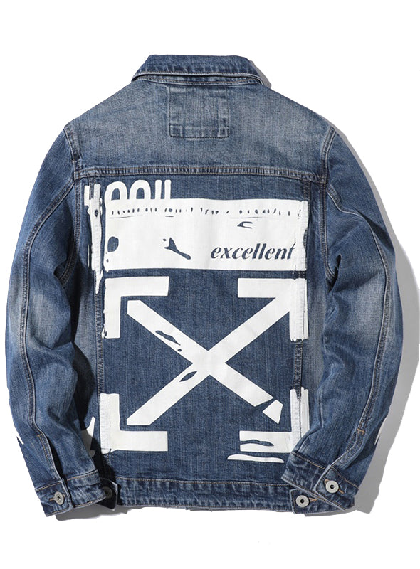 New Design Hot Sales Printing Jacket Street wear Denim Wear