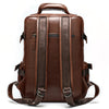 Hot Selling 15 inch Men's backpack 8985 genuine leather laptop bag male computer backpacks