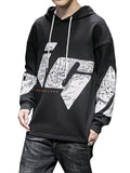 Sweater  Eco men's hooded fake two section head loose letter printing brand  autumn clothes