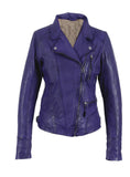 Women Classic Biker Jacket by Vannamoda