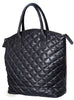 Women Quilted Leather Shopper Bag , Ladies Bag - CrabRocks, LeatherfashionOnline
 - 2