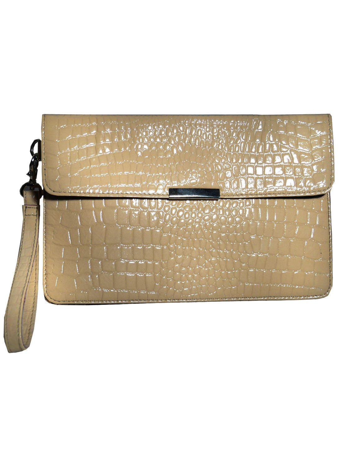 Women Croco Patent Clutch Bag , Clutch Bag - CrabRocks, LeatherfashionOnline
 - 3