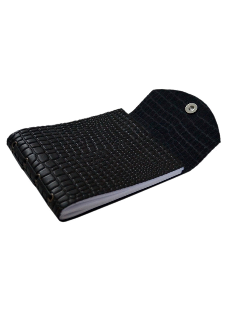 Leather Croco Embossed Personal Journal/ Diary , Accessories - CrabRocks, LeatherfashionOnline
 - 2