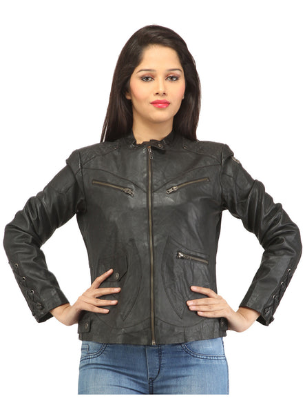 【MARGARIN FINGERS】25ss RIVET WASHED ECO LEATHER JACKET MARGARIN FINGERS Rivet Washed Fake Leather Jacket - Beige