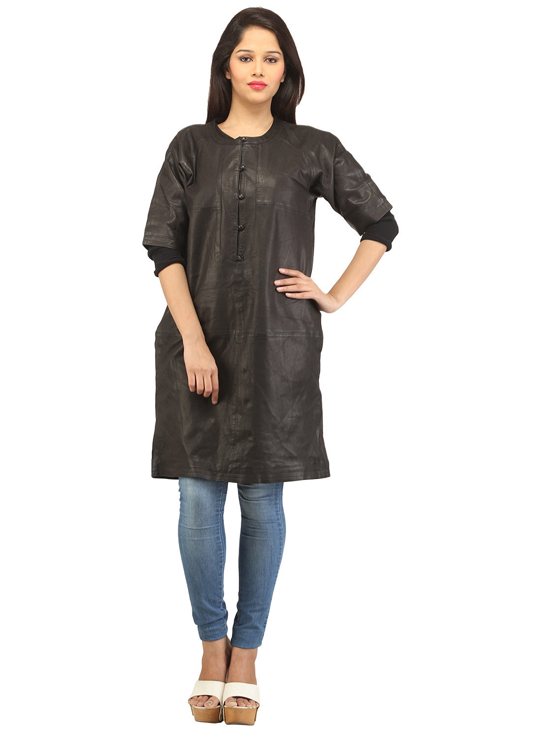 Women Leather Gloving Lamb Classic Dress