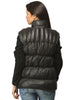 Designer Women Leather Puffer Down Jacket without Sleeve , Women Jacket - CrabRocks, LeatherfashionOnline
 - 2