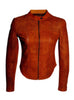 VannaModa Designer Perforated Leather Women Jacket