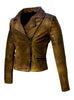 Women Leather Biker Jacket , Women Jacket - CrabRocks, LeatherfashionOnline
 - 1