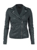 Women Classic Biker Jacket by Vannamoda
