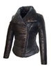 Leather Short Puffer Down Jacket- Hot Seller Women Puffer Coat Jacket