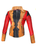 Leather Vintage Studded Women Jacket