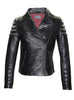 Victoria Studded Women Leather Jacket