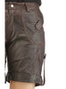 Ladies leather Sporty Cargo Shorts , Ladies Leather Shorts - CrabRocks, LeatherfashionOnline
 - 7