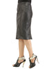 Ladies Formal Long Skirt- Best Seller workwear , Women Leather Skirt - CrabRocks, LeatherfashionOnline
 - 2