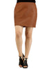 Real Leather Short Skirt , Women Leather Skirt - CrabRocks, LeatherfashionOnline
 - 1