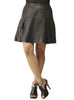 Leather Pleated Skirt , Women Leather Skirt - CrabRocks, LeatherfashionOnline
 - 1