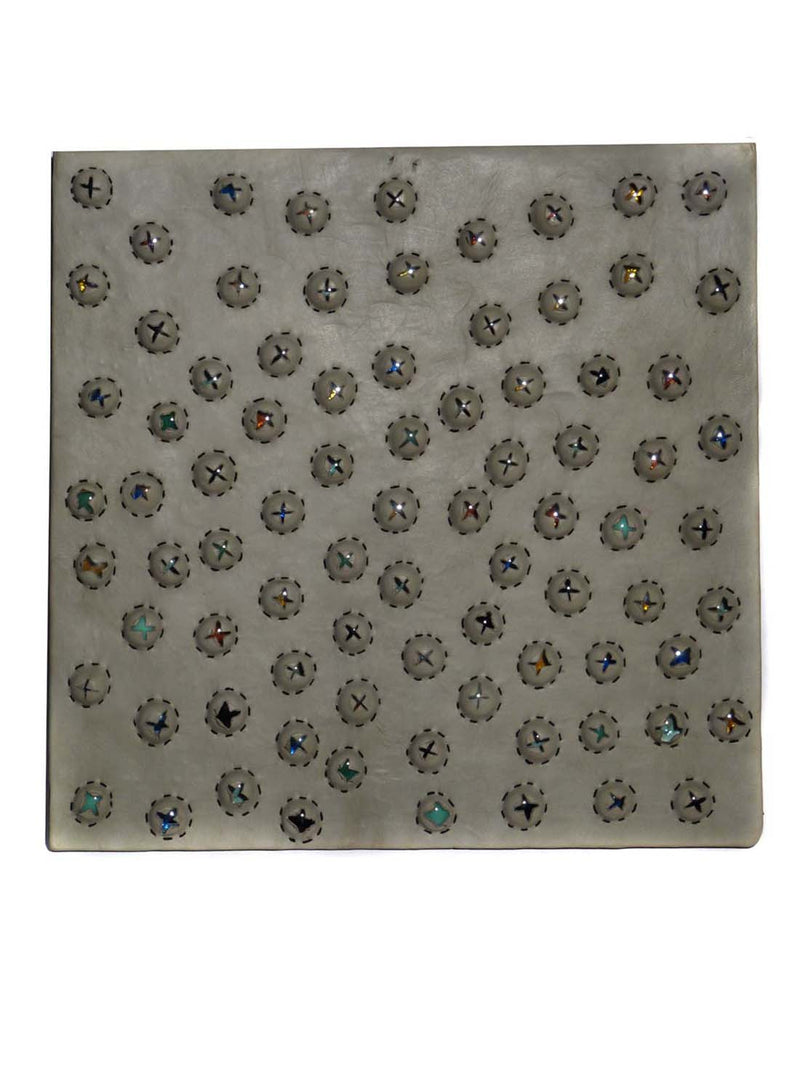 Leather Designer Scattered Stars Decorative Wall Tiles Black, Leather Tiles - CrabRocks, LeatherfashionOnline
 - 1