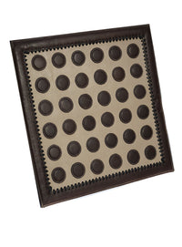 Leather Designer Polka Dots Decorative Wall Tiles , Leather Tiles - CrabRocks, LeatherfashionOnline
 - 2