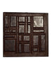 Leather Designer Asymmetrical Decorative Wall Tiles Brown, Leather Tiles - CrabRocks, LeatherfashionOnline
 - 1