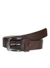 Basic Men's Printed Casual Belt 4 Leather / 28 / Black, Mens Leather Belt - CrabRocks, LeatherfashionOnline
 - 1