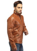 Men's Classic Leather Biker Jacket , Men Jacket - CrabRocks, LeatherfashionOnline
 - 2