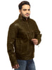 Sporty Boxy Quilted Casual  Men Leather Jacket , Men Jacket - CrabRocks, LeatherfashionOnline
 - 3