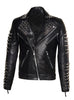 Men Designer Studded Motorcycle Leather Jacket