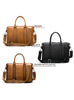 Real Leather Hard Case Messenger Cum Tavelling Representative Leather Bag