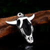 Bull with turquoise stone Pendant Stainless steel Necklace Unisex - best Seller