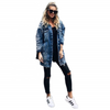 Spring And Summer  Street Fashion Women Long  Blue Denim Jacket/Shirt Ladies Jean Jacket