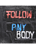 Don't Follow Any Body Street Wear Distress mens Denim jacket