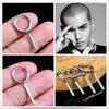 Cool Vintage Punk / Gothic/ Rock  cylinder tube Stainless Steel Ear Ring