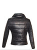 Leather Long Puffer Down Jacket- Hot Seller Women Long Coat Jacket