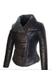 Leather Long Puffer Down Jacket- Hot Seller Women Long Coat Jacket