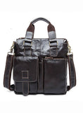 Hot Sell Trendy Leather Messenger Shoulder Top High Quality Handbags For Men 8259