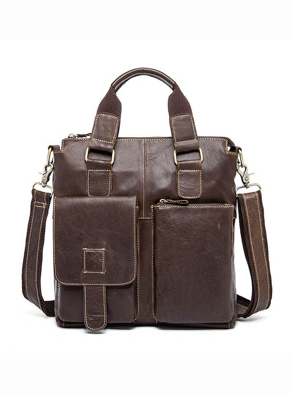 Hot Sell Trendy Leather Messenger Shoulder Top High Quality Handbags For Men 8259