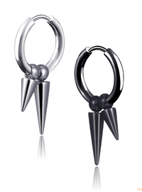 Cool Vintage Punk / Gothic/ Rock  Spike Stainless Steel Ear Ring best Seller