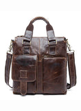 Hot Sell Trendy Leather Messenger Shoulder Top High Quality Handbags For Men 8259