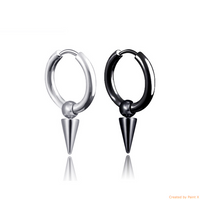 Cool Vintage Punk / Gothic/ Rock  Spike Stainless Steel Ear Ring best Seller