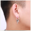 Cool Vintage Punk / Gothic/ Rock  Spike Stainless Steel Ear Ring best Seller