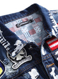 3007 New Coming Best Price Men Badge Patch Jacket