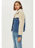 9062 Fur Jean Jacket Woman,Woman Denim Jacket Fur Lining-Warm Jacket  Collection