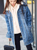 9063 Ladies Jean Jacket Girls,Wool Jean Jacket For Women -Warm jacket Collection