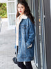 9063 Ladies Jean Jacket Girls,Wool Jean Jacket For Women -Warm jacket Collection