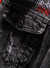 9096 Denim Embroidered Jacket,Men Denim Jean Jacket Hoodie,Plus Size Denim Jacket