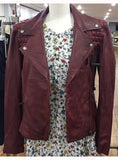 NYC Leather Woman Moto Jacket